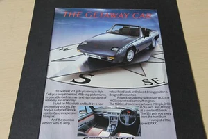 Original 1985 magazine advert: RELIANT SCIMITAR SS1 frame-ready wall-art - Picture 1 of 1