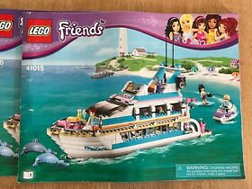 Lego Instruction Manual, 41015 Friends Book 1 & 2 Dolphin Cruiser - Acceptable