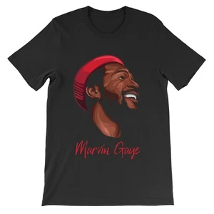 Marvin Gaye T-Shirt Face - Picture 1 of 8