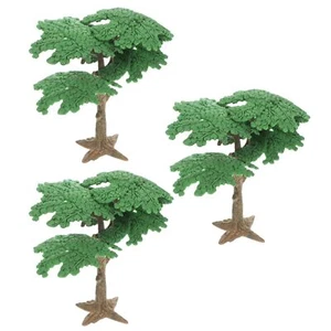 3pcs Tree Model Fake Miniature Trees Train Railways Architecture Landscape Sc... - Picture 1 of 9