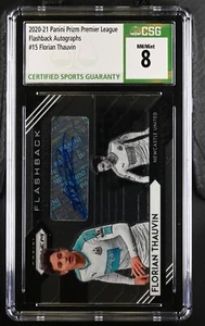 Panini Prizm Premier League 2020 flashback autógrafos FA Florian Thauvin CSG 8 - Imagen 1 de 2