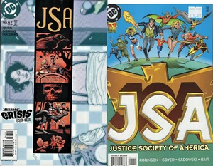 JSA Justice Society of America-Lote de 2-agosto 1999/enero 2005 S&H gratis en muy buen estado+ - Imagen 1 de 3