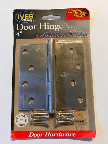 Vintage “IVES Schilage” Brand Artisan Series 4 Inch Door Hinge Cover