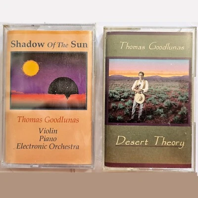 2 CASSETTE Lot #241: Thomas Goodlunas - Desert Theory and Shadow Of The Sun - Image 1 of 4