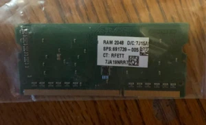 ADATA 2GB 1RX16 PC3L-12800S-11 Ram Memory, Part# AO1L16BC2N1-BQHS - Picture 1 of 2