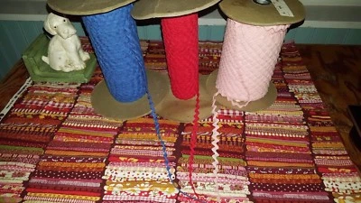 Vintage Cotton Rick Rack 10 Yards of Trim in Pink New Old Stock  - Image 1 of 3