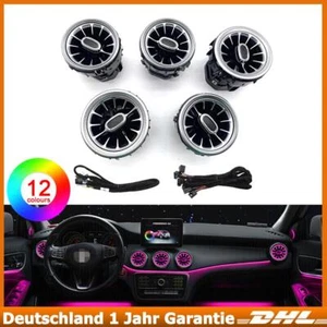 Innenraum Air Vent LED 12 Farben Umgebungslicht für Mercedes Benz X156 W176 W117 - Bild 1 von 12