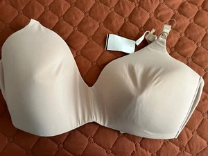Maternity Nursing Bra New With Tags 40F Nude - Picture 1 of 2
