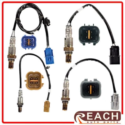 Sensor de oxígeno O2 superior + inferior 4 piezas para Hyundai Santa Fe 2010 2011 2012 3,5 L V6 Foto 1 de 4