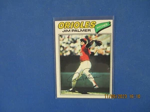 1977 Topps Baseball # 600 Jim Palmer NMT, NMT+ - Picture 1 of 2
