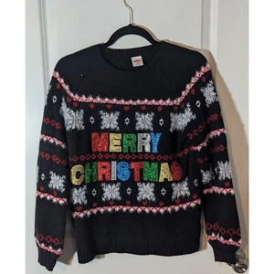 Holiday Time Children Ugly Christmas Sweater Merry Christmas Small 4-6 - Picture 1 of 3