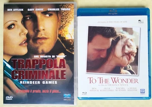 BEN AFFLECK: TRAPPOLA CRIMINALE + TO THE WONDER - BLU-RAY + DVD ITALIANI - Foto 1 di 7