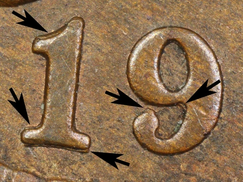 1906 Indian Cent Almost Uncirculated 58  **SNOW 29 REPUNCHED DATE** Cover