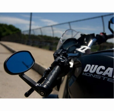 Espejos retrovisores de extremo de manillar de 7/8" para moto deportiva Ducati Monster 750 2000 EE. UU. Foto 1 de 4