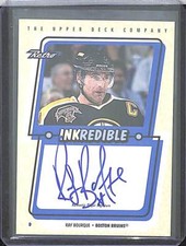 1999-2000 Upper Deck Retro Hockey Inkredible Autograph #RB Ray Bourque