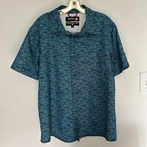 CAMISA DE MANGA CORTA CANADÁ WEATHERGEAR TRANSPIRABLE VENTILADA PESCA SENDERISMO Grande - Imagen 1 de 8