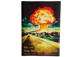 Atomic Blast Poster 1950er Jahre Stil Kunst nukleare Explosion Druck matt - Bild 1 von 8