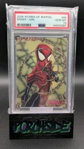 2008 Women of Marvel #66 Spider-Girl PSA 10 Rittenhouse - Picture 1 of 2