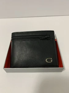 Cartera GUESS, ¡Protección RFID! Cuero negro - - - - TOTALMENTE NUEVO - - - - - Imagen 1 de 4