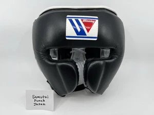 Winning Boxing Head Gear Face Guard Type CO-FG-2900 Black × Silver Size M Japan - Picture 1 of 9