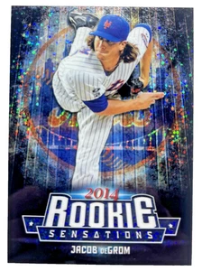 Jacob DeGrom 2015 Actualización Topps #RS-9 ROOKIE SENSATIONS Mets de Nueva York - Imagen 1 de 2