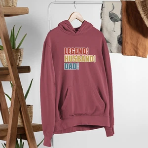 Personalisiert Legend Ehemann Vater Kapuze Lustiges Geschenk Vatertag Herren - Imagen 1 de 24