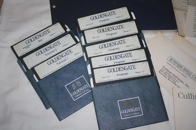 Cullinet Goldengate Software 1984 Retro 5 1/4 Disketten 80er Jahre HB sealed OVP - Bild 1 von 4