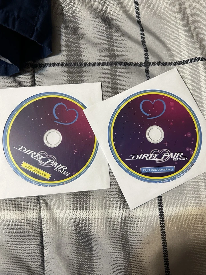Dirty Pair Features OVAs kickstarter Blu Rays (Corrected Discs) - Image 1 of 1