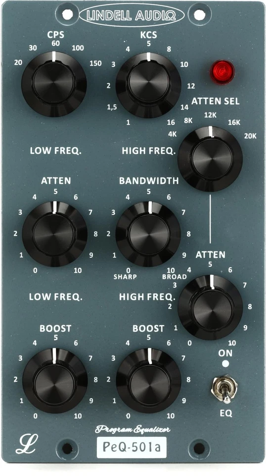 Lindell Audio PEQ-501a 500 Series Retro 2-band Program Equalizer - Image 1 of 4