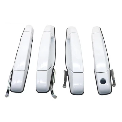 4Pcs Front & Rear Door Handle For Chevrolet Silverado Sierra Cadillac Escalade - Image 1 of 4