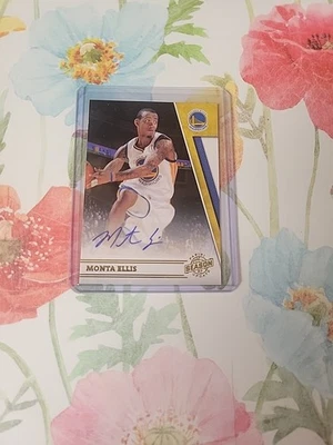 2010-11 Panini Season Update Monta Ellis Auto Gold /299 SP - Image 1 of 2