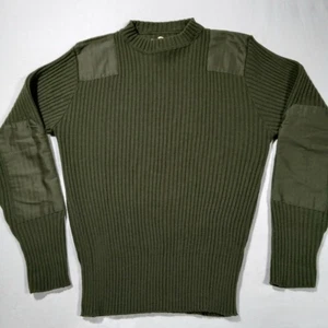 XL Snug 1979 US Army Military Commando Uniform Sweater Acrylic Vintage 70s - Picture 1 of 6