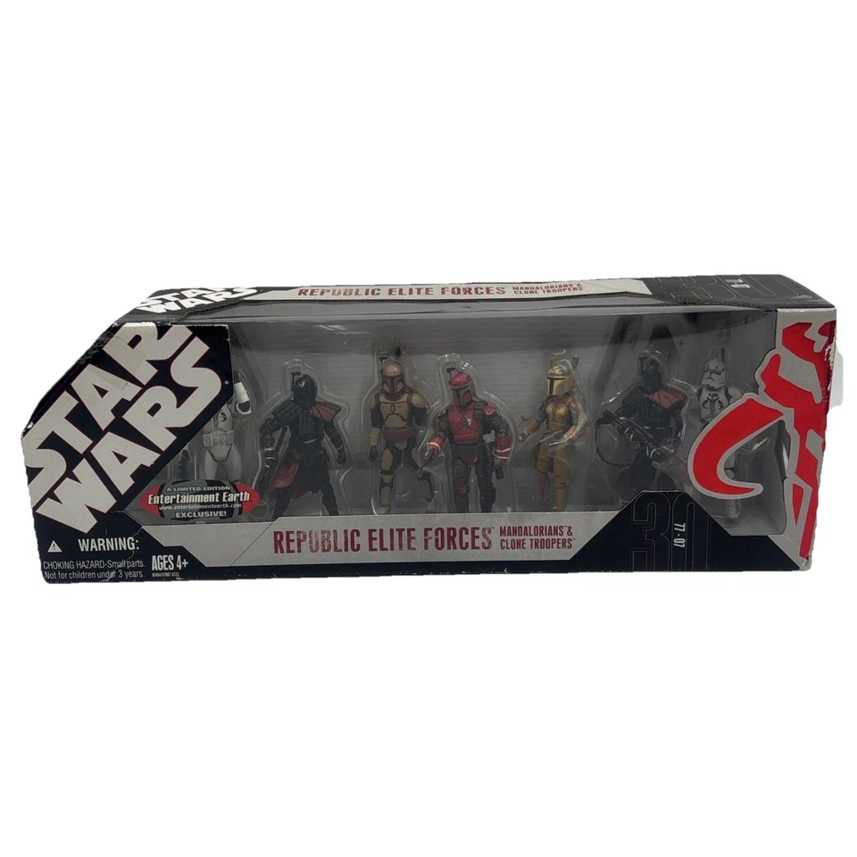 Star Wars 30th Anniversary Collection Mandalorians and Omega Squad Action