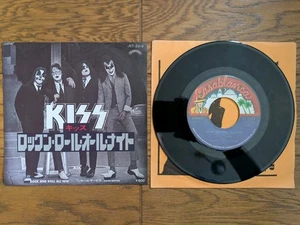 KISS Rock And Roll All Nite 1975 Japan Debut 7" JET-2318 Night - Bild 1 von 6