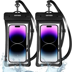 Waterproof Phone Pouch Case with Lanyard IPX8 Floating Phone Dry Bag Cell Phone - Picture 1 of 6