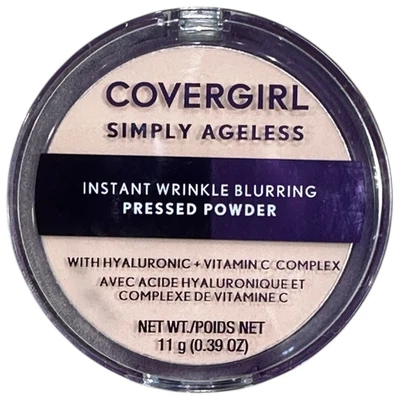 COVERGIRL Simply Ageless Wrinkle Blurring Pressed Powder 200 Fair Ivory, .39oz - Image 1 of 3