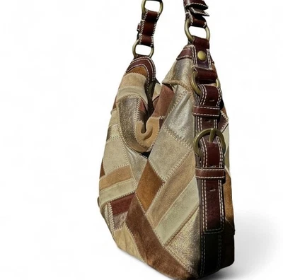 复古蔻驰多色拼布流浪汉包风格编号 10974 — 第 1/4 张图片