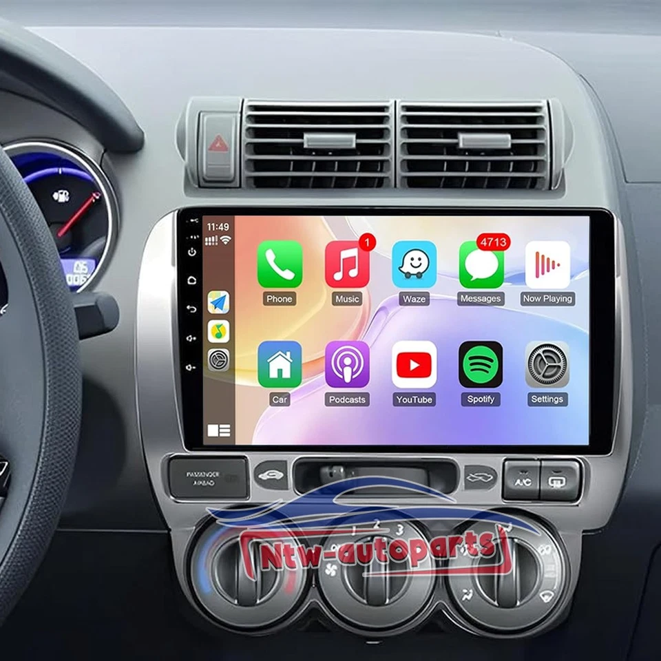64G For Honda Fit Jazz 2002-2008 Carplay Android 15 Auto GPS FM Car Stereo Radio Foto 1 de 4