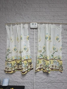 Par de cortinas de cocina vintage estilo francés - Imagen 1 de 7