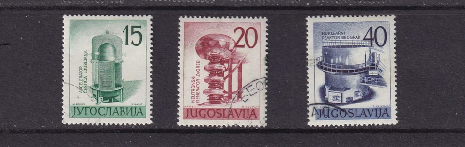 Yugoslavia Sc #582-584 Nuclear Energy Exposition Belgrade - Image 1 of 1