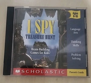 I Spy Treasure Hunt PC/MAC Scholastic CD-ROM, Handbuch WIN95,98,2000 ME Sehr Gut - Bild 1 von 3