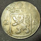 CERTIFICAT AUTHENTICITY 1730 90 DUTCH COLONIAL NEW YORK SILVER LOIN DIME HOLLAND