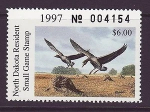 ND-16 1997 North Dakota State Duck Stamp DSS - Picture 1 of 1