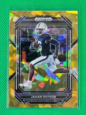 Jahan Dotson 2023 Prizm Draft Picks #44 Gold Ice Nittany Lions / Commanders - Image 1 of 2
