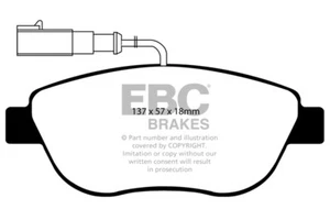 EBC Ultimax Front Brake Pads for Fiat 595 1.4 Turbo Abarth (145 BHP) (2016 on) - Picture 1 of 1