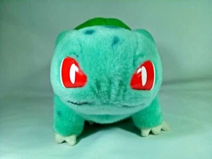 POKEMON Fuzzy BULBASAUR 7" Plush Doll Figure Toy TOMY 2004 Japan RARE AUTHENTIC  - Picture 1 of 12