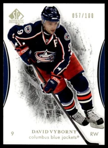 2007-08 SP Authentic Limited David Vyborny 057/100 Columbus Blue Jackets #65 - Picture 1 of 2