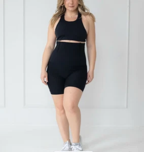 High Waisted Firm Compression Shorts By Enhance Active - Size XL - BRAND NEW - Picture 1 of 4