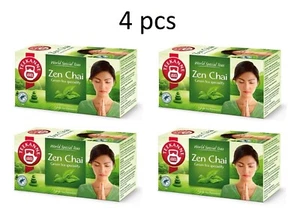 4 x Teekanne World Special Teas Zen Chai Lemon & Mango Green Tea 4 x 35g/1.23oz - Picture 1 of 5