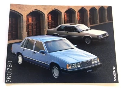1987 1988 Volvo 760 780 Bertone Original 22-page Car Sales Brochure Catalog Foto 1 de 4